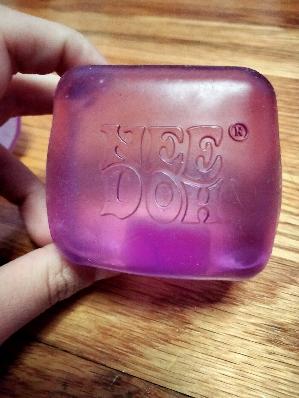 Needoh Nice Cube Purple And Needoh Glitter Gem Purple - Picture 2 of 4